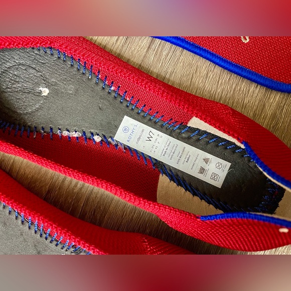 Rothy’s The Point Women’s Red Size 7 - Picture 4 of 6